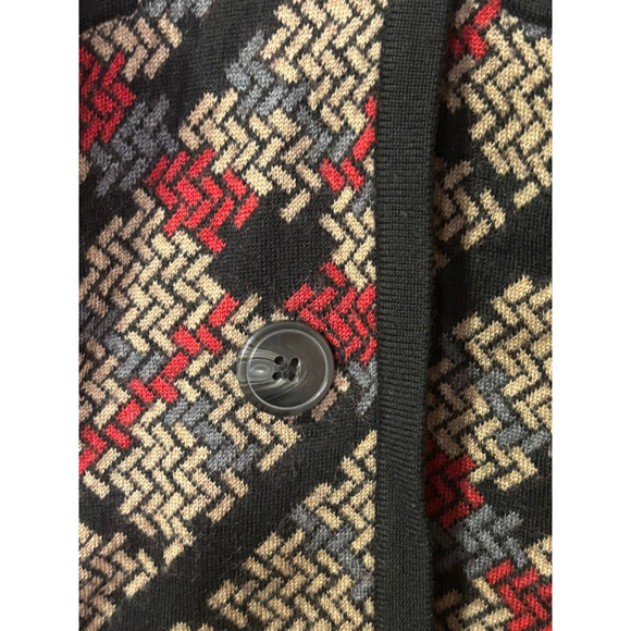 Pendleton Wool Cardigan Coat Geometric Pattern RN 29685 Long Sweater M - Picture 4 of 8